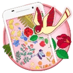 Logo of Kawaii Theme Pink Flower android Application 